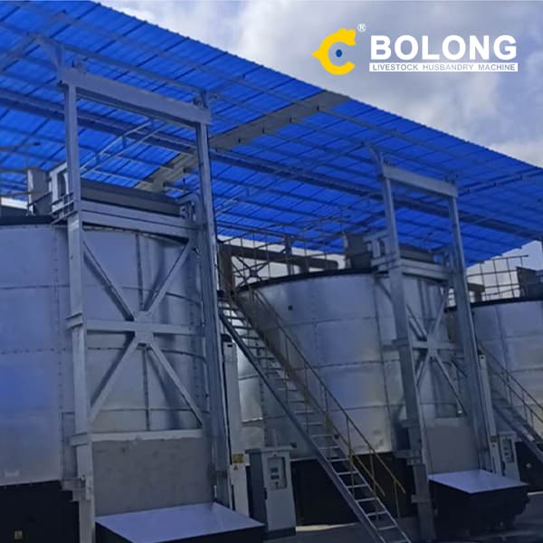 rapid cow manure fermenter